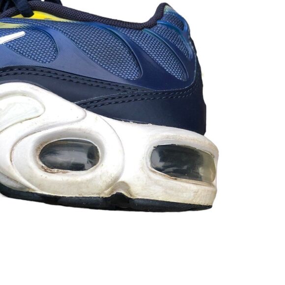 2017 Nike Air Max 97 Plus Tuned 1 Blue/Yellow Size 6.5 - Picture 8 of 16